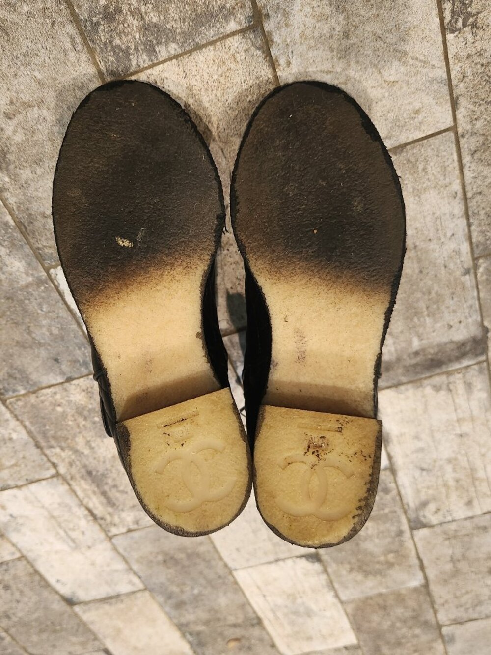 Chanel Black Quilted Calfskin Short Boots, Authentic - Picture 10 of 14